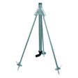 TREPPIEDE ZINCATO 1 1/2 M