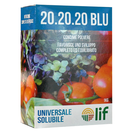 LIF CONCIME POLVERE SOLUBILE 'UNIVERSALE' 20-20-20 Kg. 1