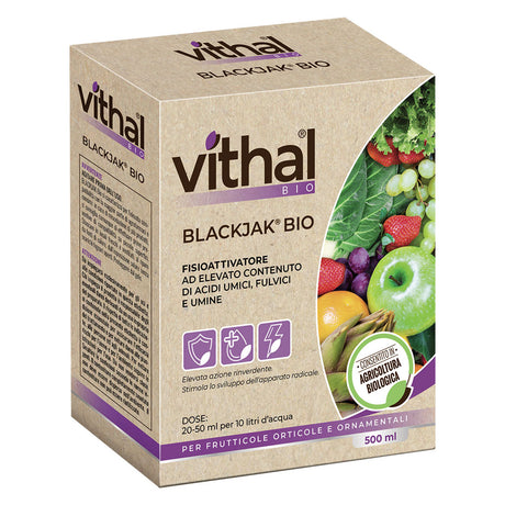 VITHAL CONCIME ORGANICO FISIOATTIVATORE 'BLACKJAK BIO' ml 500
