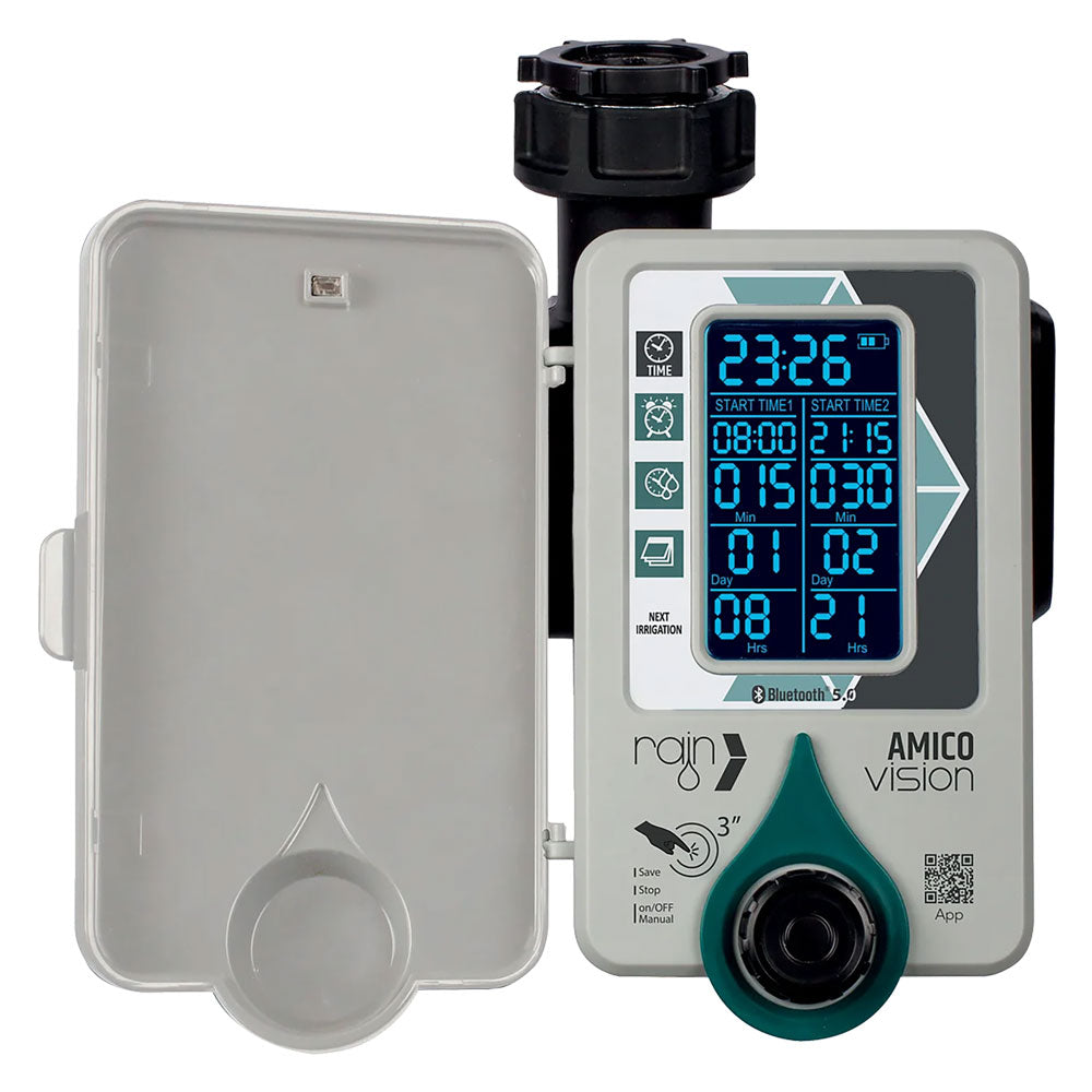 RAIN CENTRALINA PER IRRIGAZIONE DA RUBINETTO SMART 'AMICO VISION' attacco 1 Fattacco 1 F - 1 zona