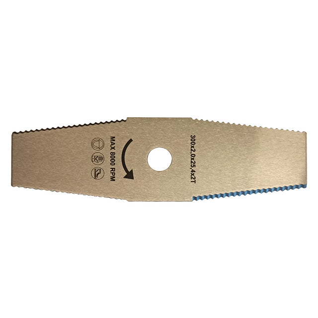 LAMA A 2 DENTI mm 300 x 2,0 x 25,4 x 2 T