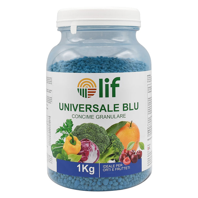 LIF CONCIME GRANULARE UNIVERSALE BLU 'NPK 12-12-17' Kg. 1