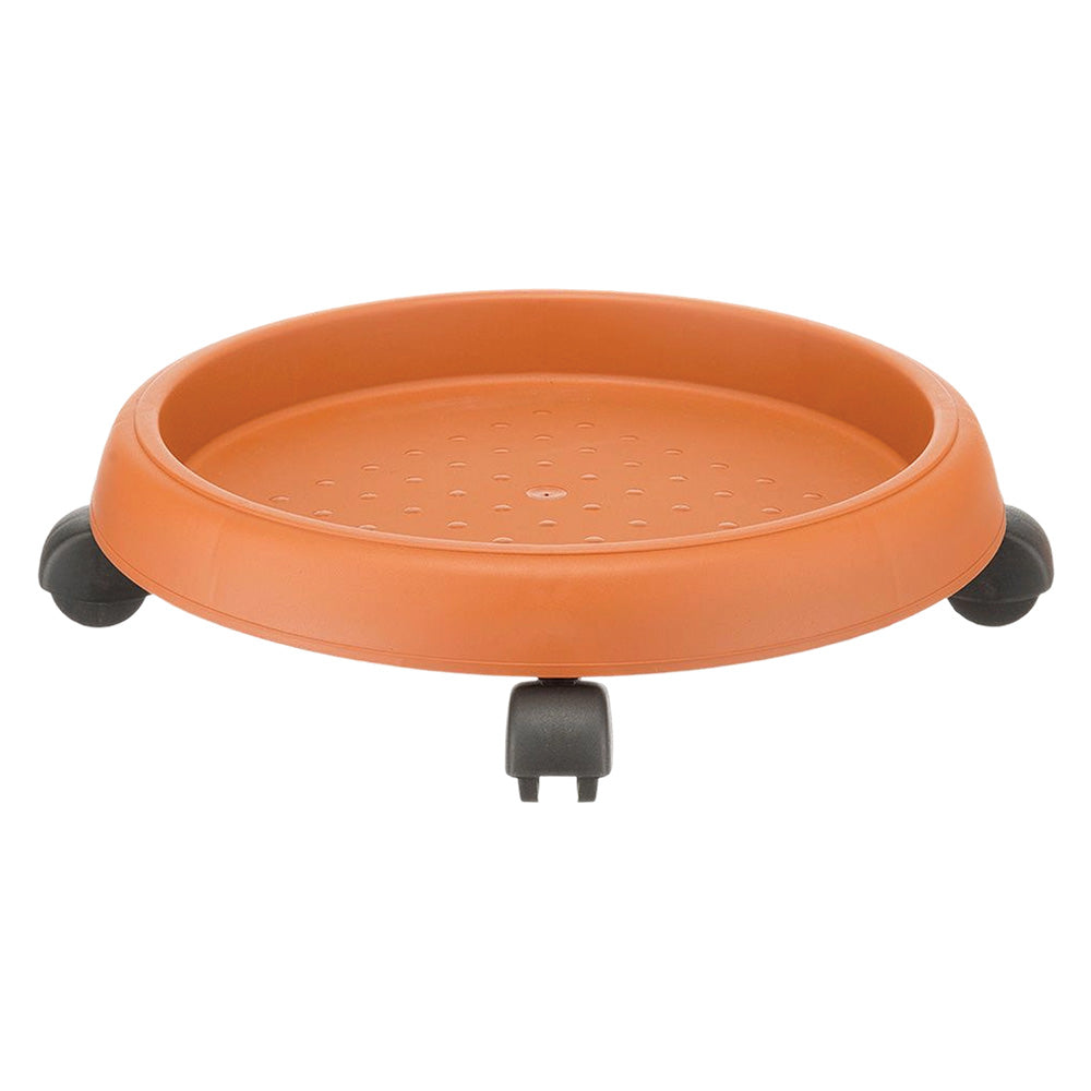 BAMA SOTTOVASO CON RUOTE Ø40 cm. - col.terracotta