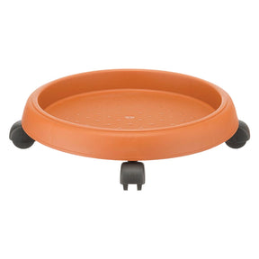 BAMA SOTTOVASO CON RUOTE Ø40 cm. - col.terracotta