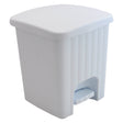 STEFANPLAST PATTUMIERA A PEDALE 'PEDALINA' Lt. 4,5 - col. bianco