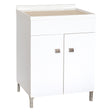 SAVINIDUE MOBILE LAVATOIO 'DANA' cm 60 x 50 x h.84 - laccato bianco