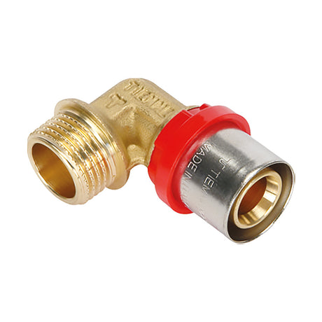 TIEMME RACCORDO A PRESSARE CURVO '1654CT' 20 x 1/2 - maschio