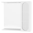 SAVINIDUE SPECCHIERA DA BAGNO PENSILE SINGOLO 'INA' cm 57 x 16 x h.57 - laccato bianco