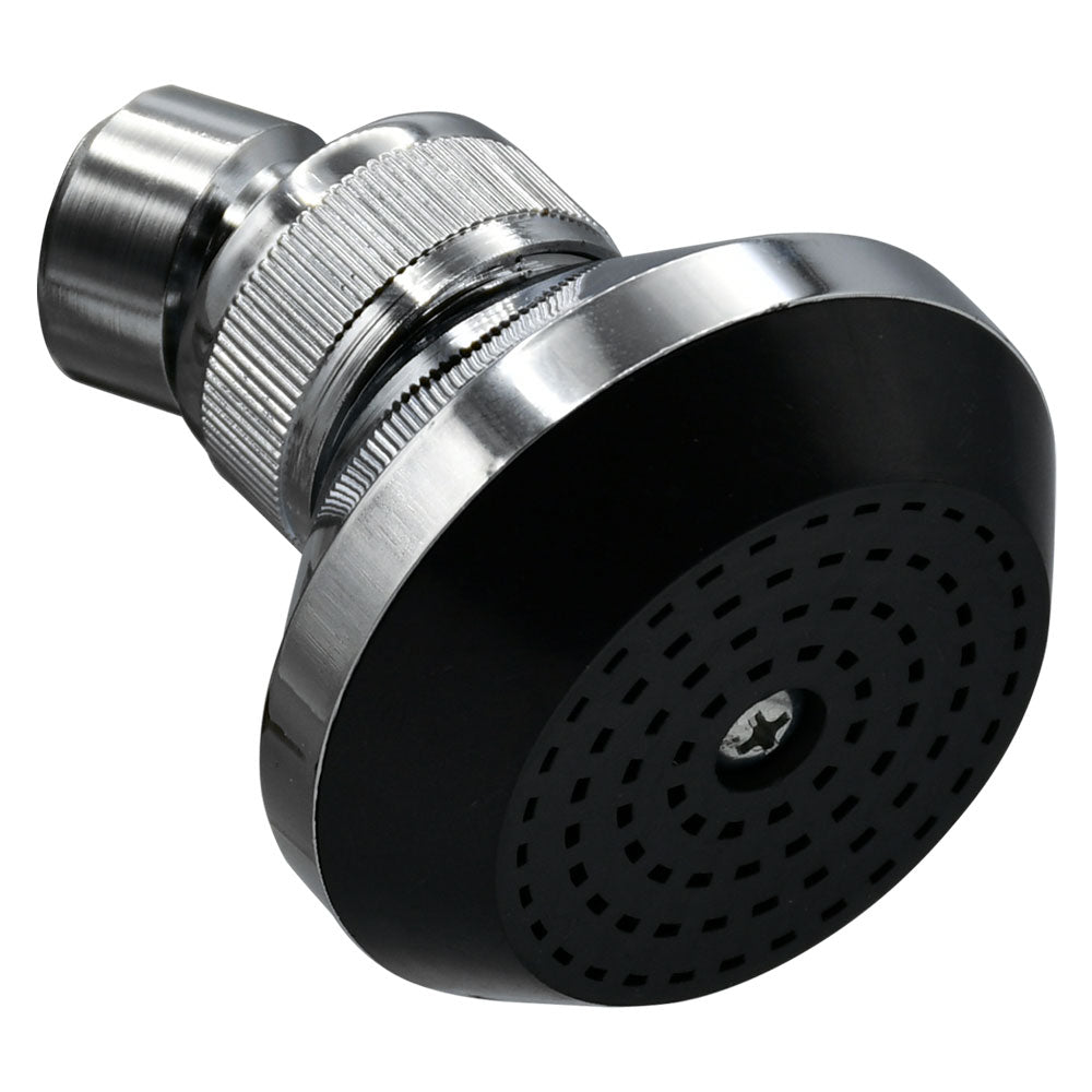 FLUXY SOFFIONE LINEA 'BLACK' ABS cromato