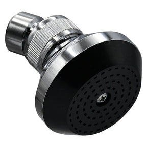 FLUXY SOFFIONE LINEA 'BLACK' ABS cromato