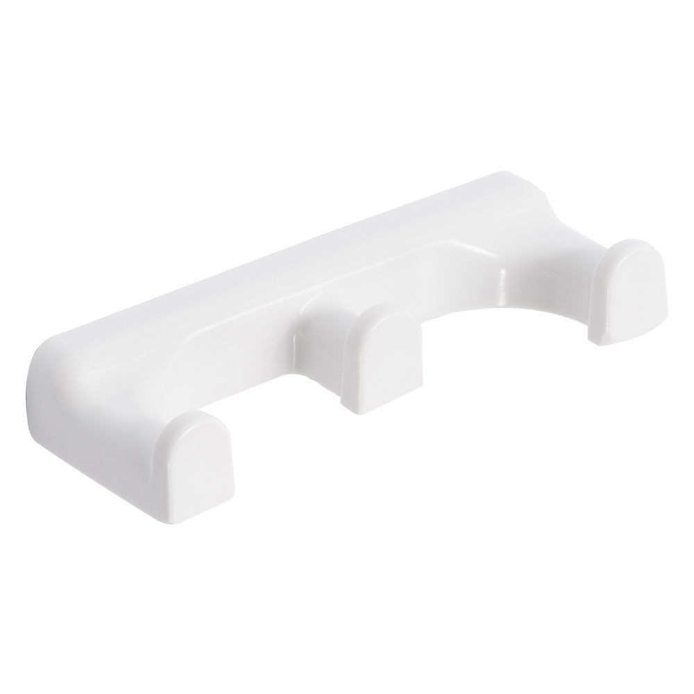 METAFORM APPENDI ABITO / ACCAPPATOIO SERIE 'LINEA' Linea Bianco - cm 20 x 7 x h.3