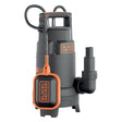 BLACK DECKER ELETTROPOMPA SOMMERGIBILE PVC 'BXUP750PTE' 750 watt - 13000 litri/h
