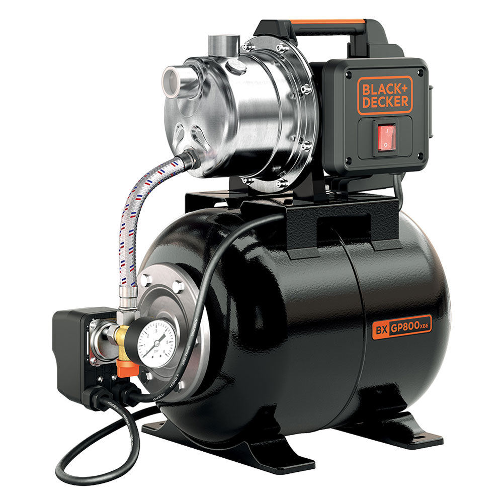 BLACK DECKER ELETTROPOMPA CON AUTOCLAVE 'BXGP800XBE' 800 watt - 3500 litri/h
