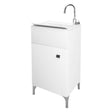 SAVINIDUE MOBILE LAVATOIO ANTA SINGOLA cm 45 x 50 x h.83 - bianco lucido