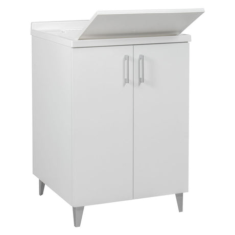 TRIOPLAST MOBILE LAVATOIO DOPPIA ANTA 'WOODY TOP' cm 60 x 50 x h.87
