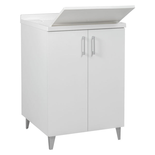 TRIOPLAST MOBILE LAVATOIO DOPPIA ANTA 'WOODY TOP' cm 60 x 50 x h.87