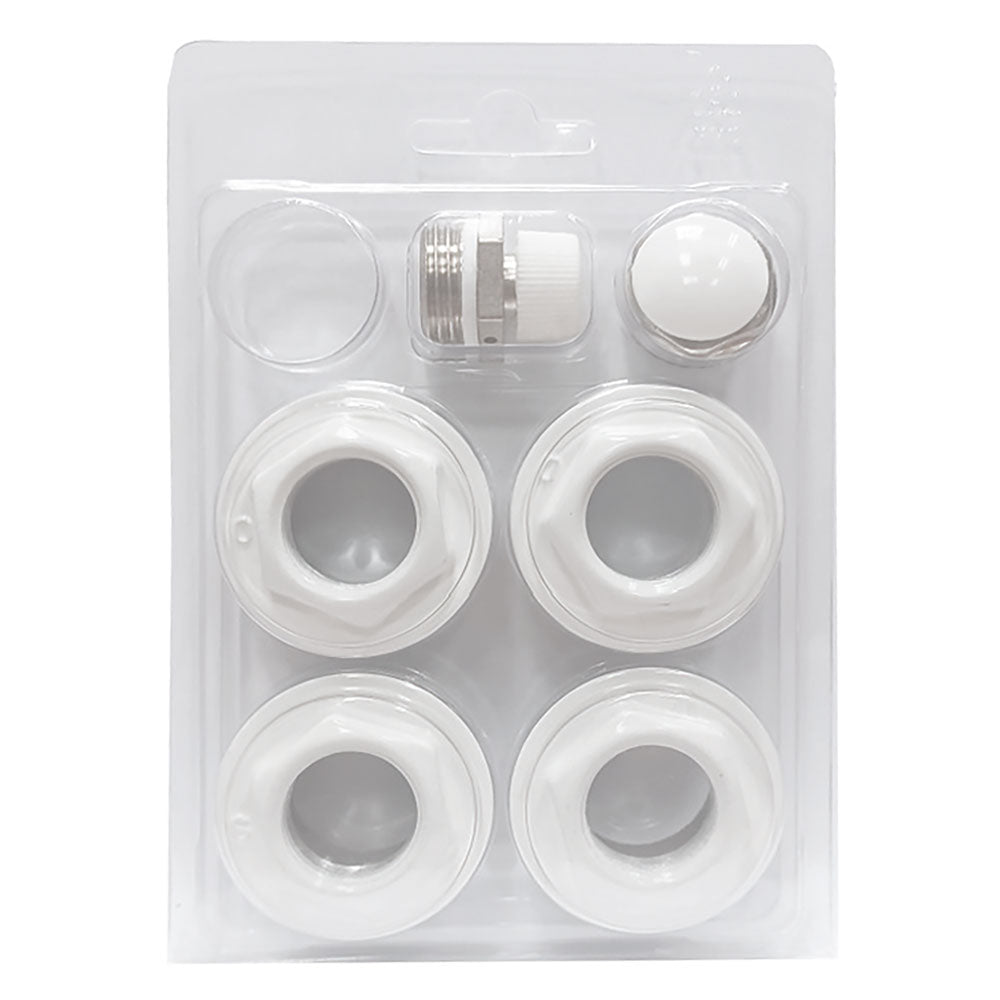 KIT ACCESSORI PER RADIATORI Ø1' x attacco 3/8'
