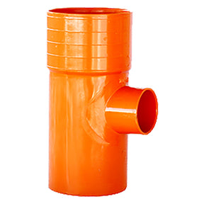 DERIVAZIONE A 'T' RIDOTTA 87° IN PVC