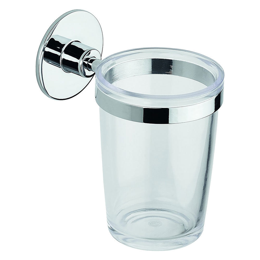 METAFORM PORTA SPAZZOLINI SERIE 'WIND' cromo