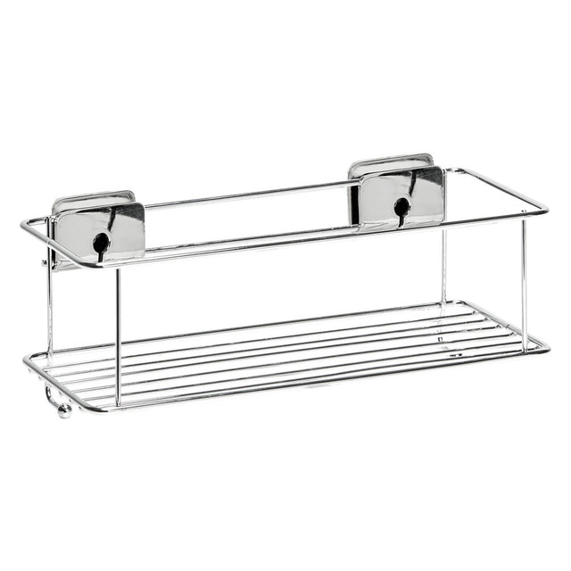 METAFORM CESTELLO PER DOCCIA RIPIANO SINGOLO SERIE 'GRIP' cm 26 x 11,3 x h.12
