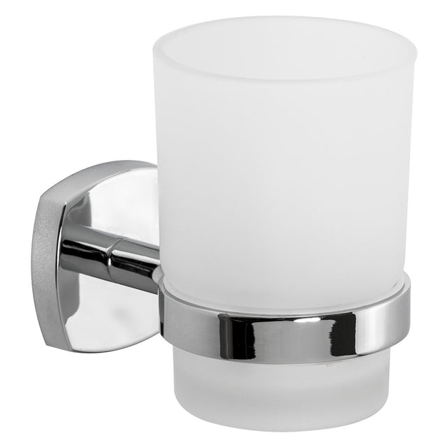 METAFORM PORTA SPAZZOLINI SERIE 'STARTER' leghe metalliche - vetro opaco