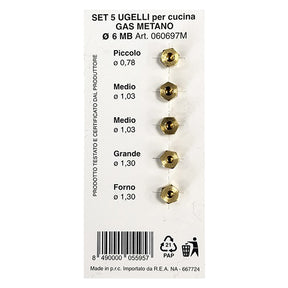 IDROBLOK UGELLI PER CUCINA per metano