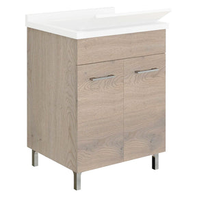 SAVINIDUE MOBILE LAVATOIO A DUE ANTE cm 58,2 x 50 x h.83,5 - noce americano