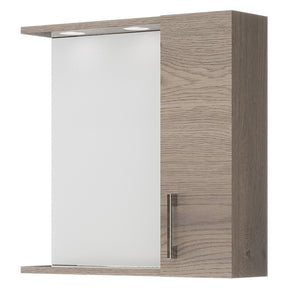 SAVINIDUE SPECCHIERA DA BAGNO PENSILE SINGOLO cm 58,4 x 15,1 x h.57,1 - noce americano