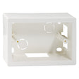 SCATOLA DA PARETE PER CANALINE mm 120 x 83 x 45 - 3 posti