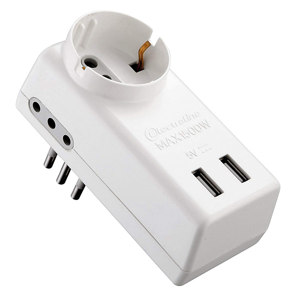 ELECTRALINE ADATTATORE MULTIPRESA USB art.71039