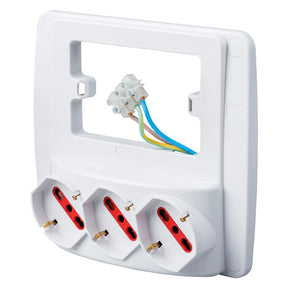ROSI MULTIPRESA DA PARETE colore bianco
