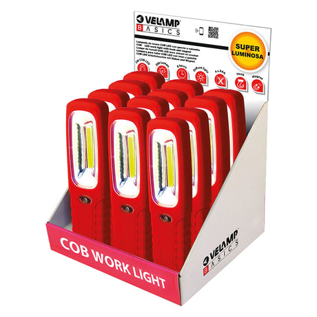 VELAMP ESPOSITORE LAMPADA DA LAVORO A LED 3 watt