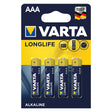 VARTA PILA MINISTILO LONGLIFE 'LR03' Pz 4 - 1,5 V - AAA