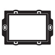 FEB SUPPORTO MODELLO 'PL' PER SERIE PLAIN 3 moduli