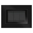 FEB PLACCA COLORE NERO 'ELITE' 3 posti - 5703/AB