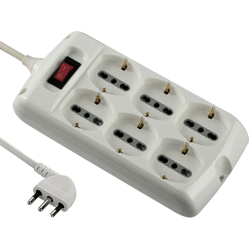 ELECTRALINE MULTIPRESA CON INTERRUTTORE 6 prese