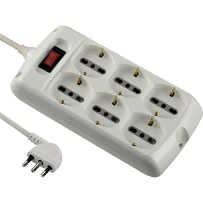 ELECTRALINE MULTIPRESA CON INTERRUTTORE 6 prese