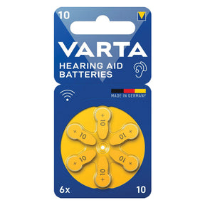 VARTA PILA PER APPARECCHI ACUSTICI '10' Pz 6 - 1,45 V