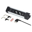 ELECTRALINE MULTIPRESA DA SCRIVANIA colore nero/argento