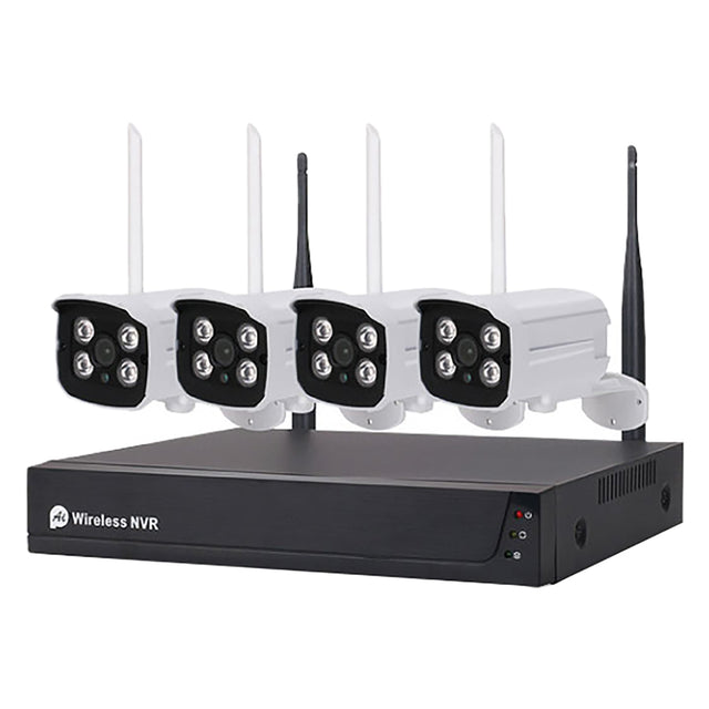 PROXE KIT VIDEOSORVEGLIANZA WIRELESS '455050' NVR wireless + 4 telecamere 3 MPX
