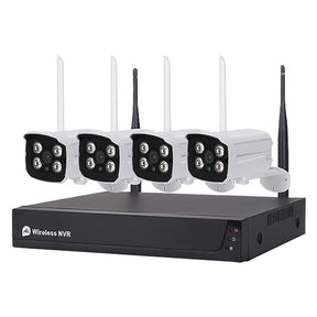 PROXE KIT VIDEOSORVEGLIANZA WIRELESS '455050' NVR wireless + 4 telecamere 3 MPX