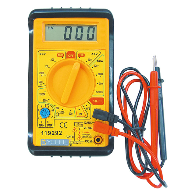 HIT TESTER DIGITALE 'M83' misura corrente CC max 10A