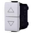 ETTROIT INTERRUTTORE DOPPIO serie 'SOLAR' - mod. 1P+1P 16A