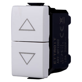 ETTROIT INTERRUTTORE DOPPIO serie 'SOLAR' - mod. 1P+1P 16A