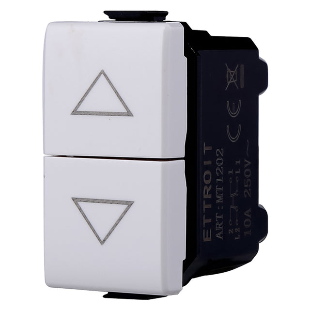 ETTROIT INTERRUTTORE DOPPIO serie 'SOLAR' - mod. 1P+1P 16A