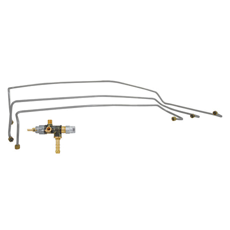 KASART TUBO ALLUMINIO CON RUBINETTO VALVOLATO per stufa a gas