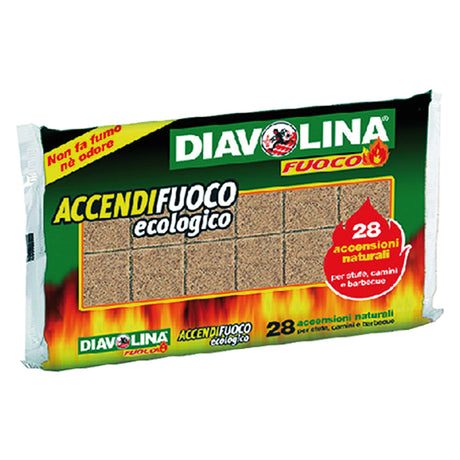 DIAVOLINA DIAVOLINA 'ACCENDIFUOCO ECOLOGICA' 28 cubi - art. 15312