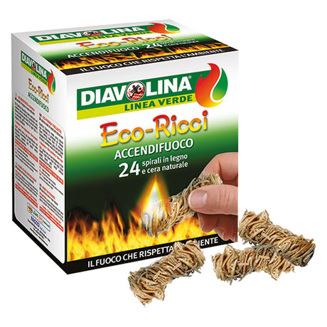 DIAVOLINA DIAVOLINA 'ECO RICCI' 24 spirali - art. 15332