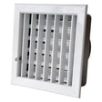 LA VENTILAZIONE GRIGLIA AERAZIONE AD INCASSO PER CAMINI cm 14 x 13 foro 11,1 x 11,1 - Ø8