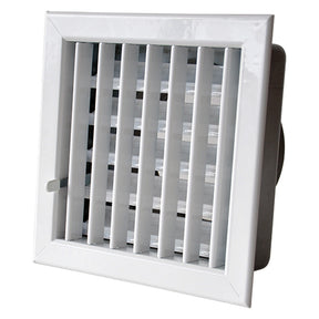 LA VENTILAZIONE GRIGLIA AERAZIONE AD INCASSO PER CAMINI cm 14 x 13 foro 11,1 x 11,1 - Ø8
